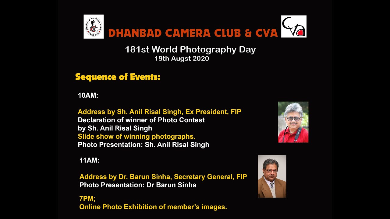 DCC and CVA World Photography Day 2020 - YouTube