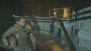 Dead Space Remake - Chapter 4 Captains Nest: Eckhardt's Clearance Text Log Kill The Brute Gameplay