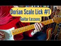 Guitar lesson  dorian mode lick 1  samet kl