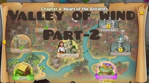 solved game🎮 "valley of wind" part2/island Questaway🏝/chapter- 4/heart of the ancients