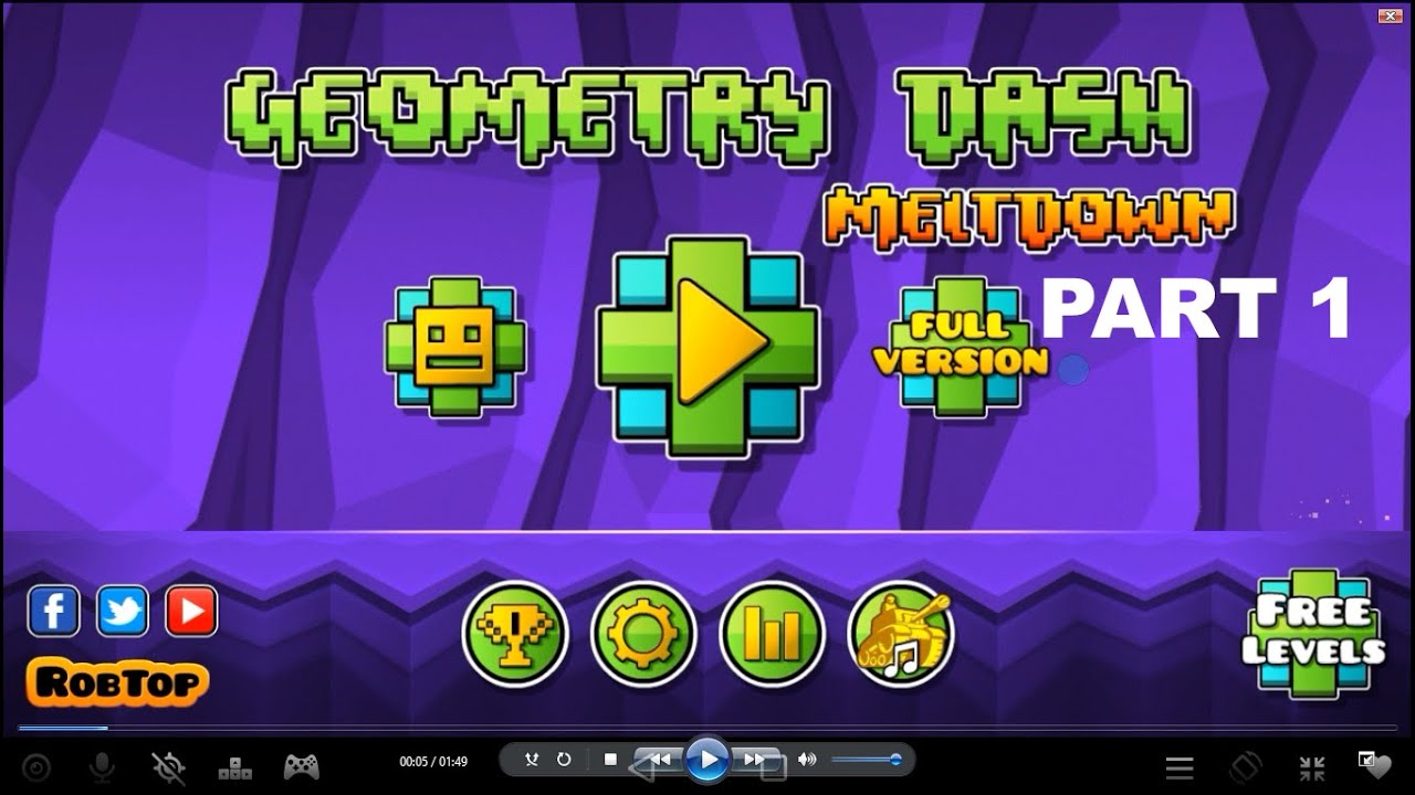 Geometry Dash Meltdown HD: The Seven Seas (parte 1) - YouTube