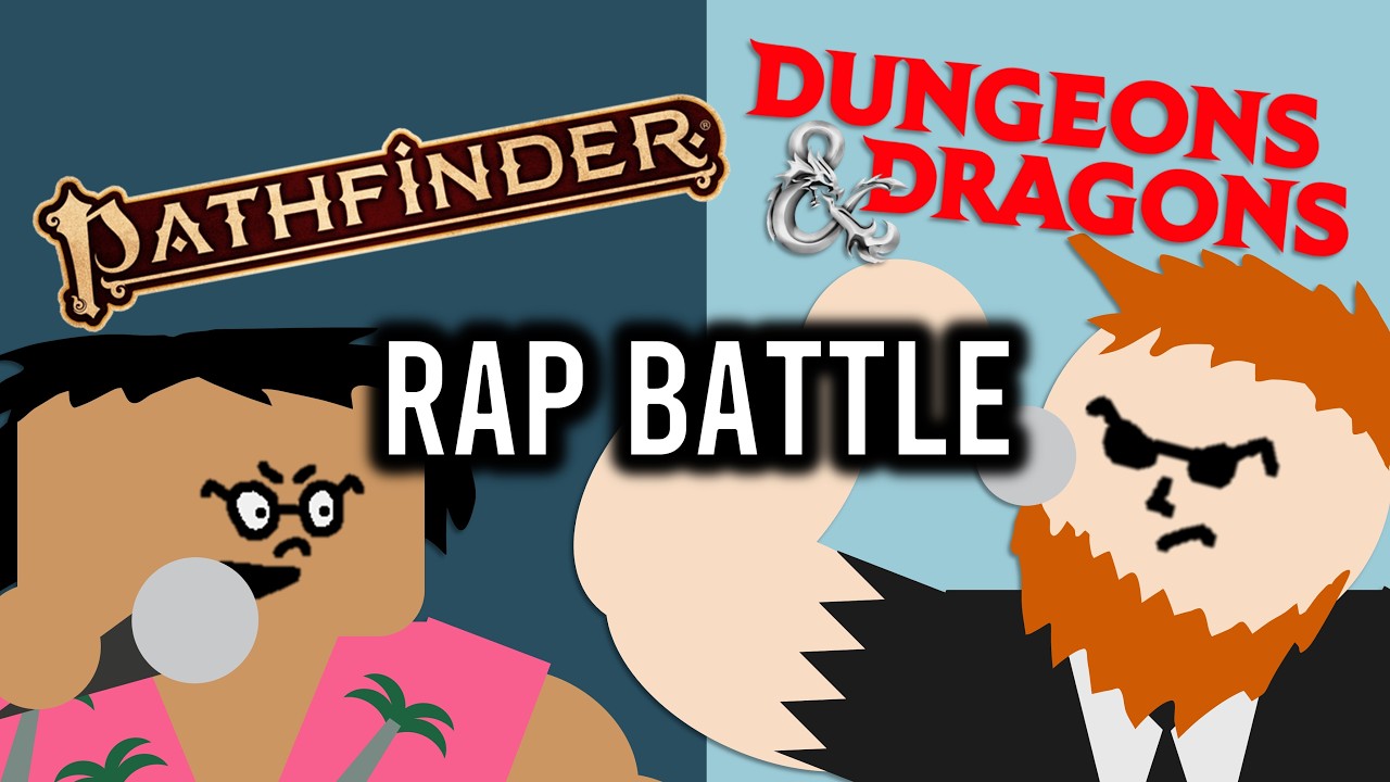 Подземелья и драконы против Pathfinder Rap Battle