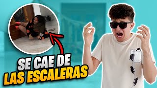 SE CAE DE LAS ESCALERAS EMBARAZADA 😱 | Grabe el momento exacto