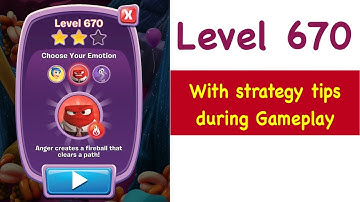 Inside Out Thought Bubbles - Level 670 - Tips and Strategy Gameplay Walkthrough Youtube No Boosters
