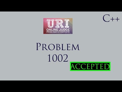 Uri Online Judge 1002 - Area Of a Circle (C++ Solutions)
