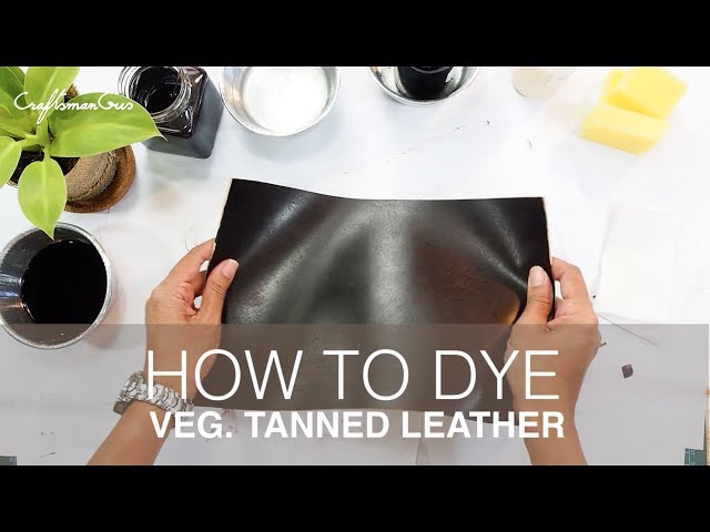 The Leather Element: Water Based Dye vs. Pro Dye 