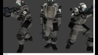 Half-Life 2-Combine Elite Karis Prototype Re-Skin Part 1