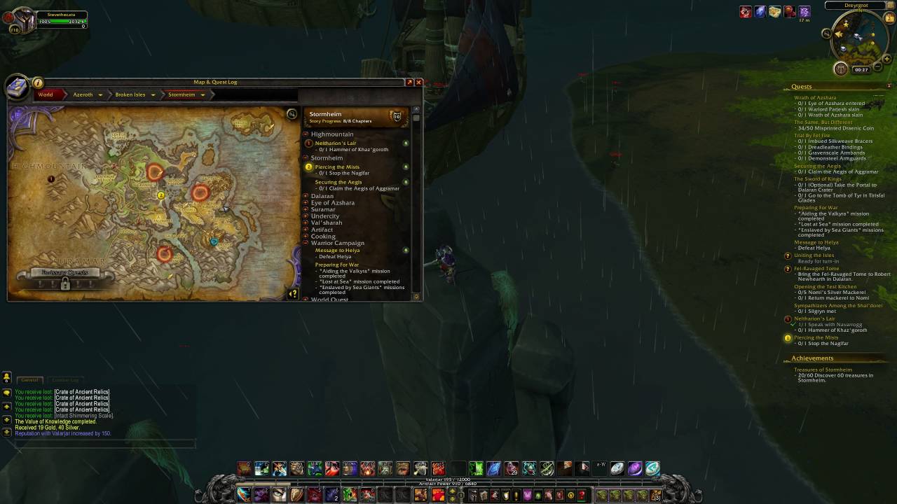 Legion Stormheim Dreyrgrot Small Treasure YouTube