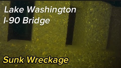 Scuba Diving Lake Washington Sunken I-90 Bridge