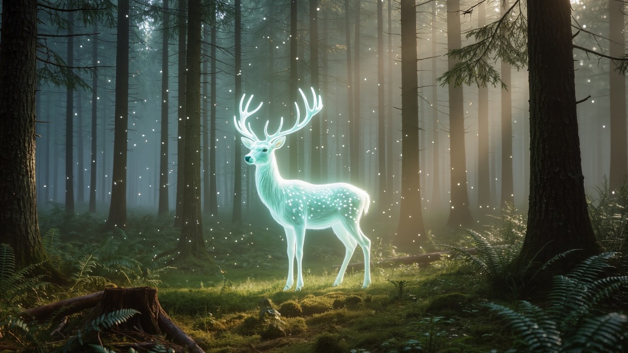 Spirit Deer 🦌✨ | 30-Minute Calm Meditation | Soulfire Animal Realm