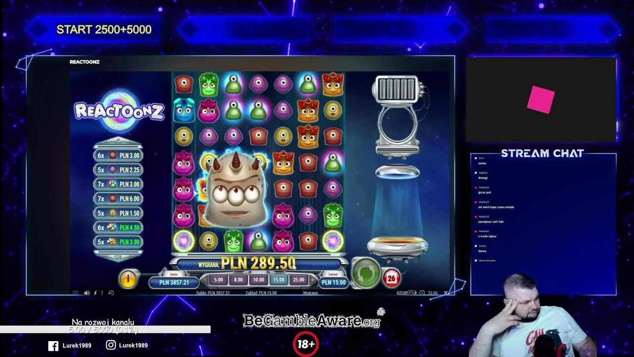 Massive win on reactoonz! PINKS