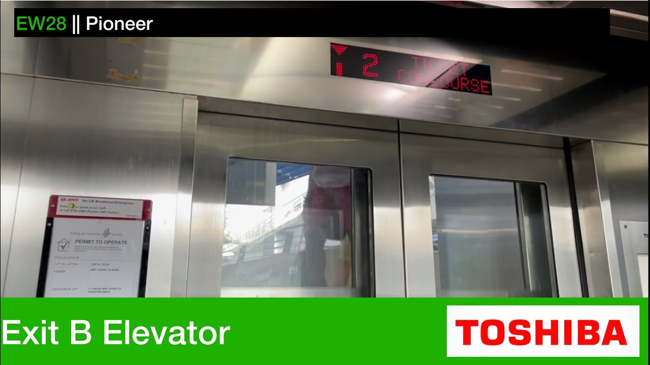 Pioneer MRT Station || Toshiba Elevator (Exit B) - YouTube