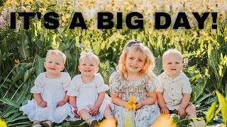 It's a BIG DAY for the TRIPLETS!