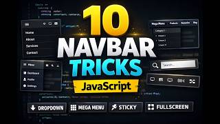 10 JavaScript Navbar Tricks for Modern Websites (Responsive Navigation Tutorial)