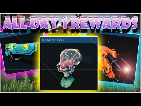 All Day 1 Endurance Twitch Rewards | No Man's Sky Update Version 3.94 | Free Community Event