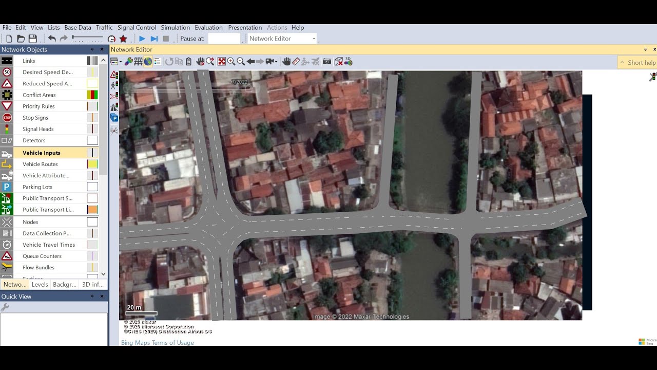 MEMBUAT LINK/JARINGAN JALAN PADA PTV VISSIM - YouTube