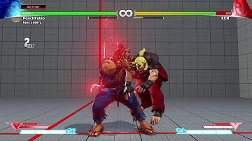 Street Fighter 5 | Akuma: V-Trigger Combo