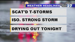 Tracking more rain