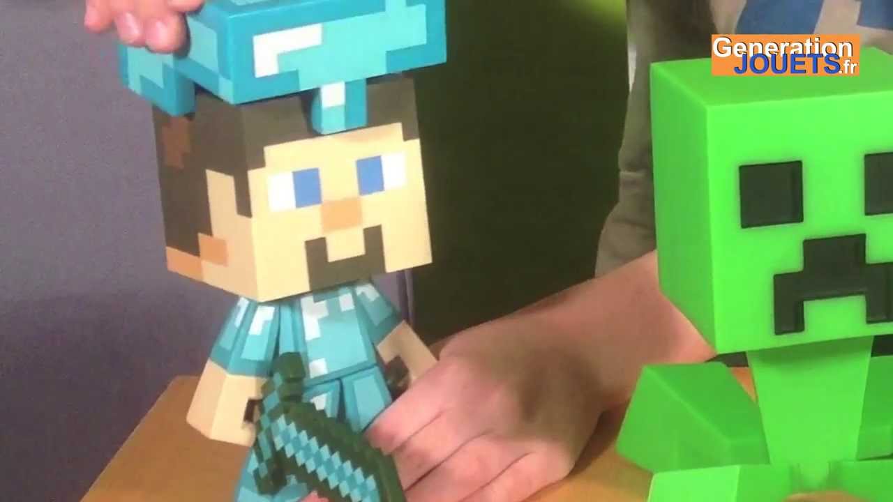 figurines Minecraft - YouTube