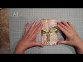 Mini Trifold Folio with Notebook Tutorial.