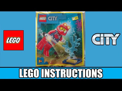 LEGO Instructions | LEGO CIty | 952012 | Diver (LEGO Magazine)