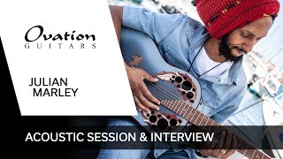 Interview & Acoustic session 🎙🎸 (ENG/FRA): Ovation artist @julianmarleymusic 2022