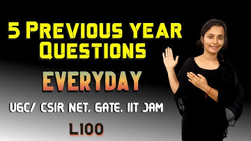 Linear Algebra TOPIC WISE Previous Year Questions | UGC/CSIR NET, GATE, IIT JAM, UPSC Optional |L100