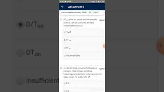 Power electronics IIT Delhi assignment 8 solution