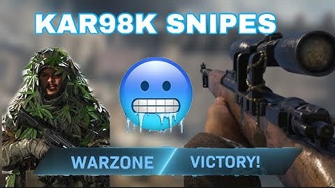 The best kar98k class in Modern Warfare| better than ax50 or HDR?