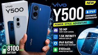 Vivo Y500 Blue Full Unboxing 🔥 8100mAh Battery | 50MP Sony Camera | 1.5K AMOLED screenshot 2