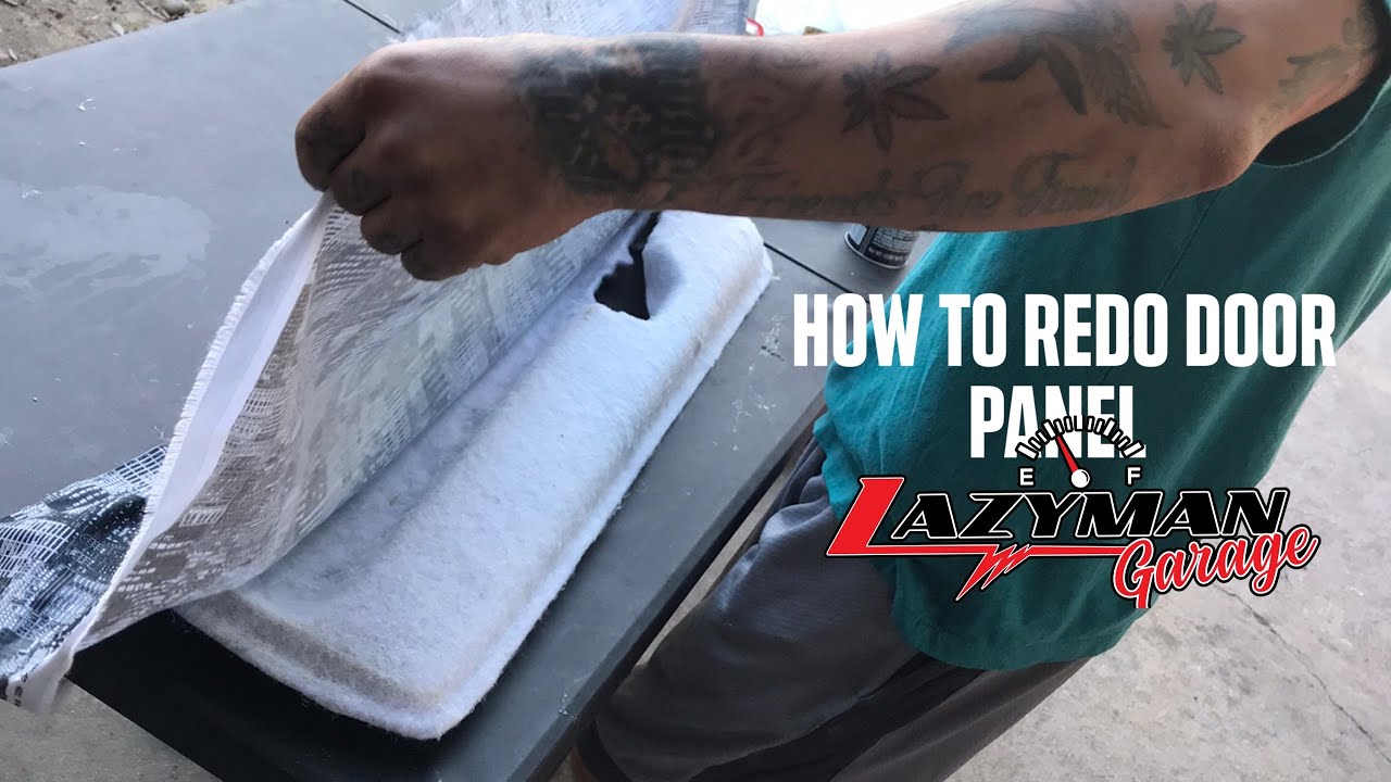 Door panel fabric replacement YouTube