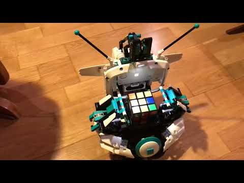 MindCuber Lego MindStorm Robot Inventor : Solving a Rubik's Cube in around 32 moves !