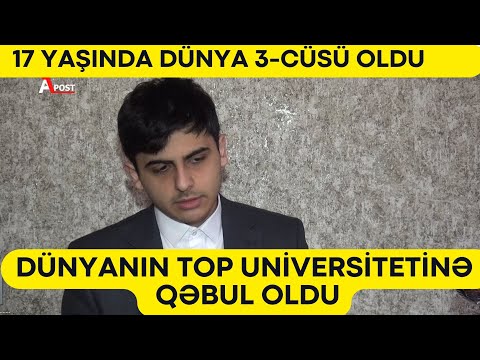 Astarada 11-ci sinif şagirdi dünya şöhrətli universitetə qəbul oldu