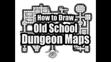 Ted Draws Dungeons | My Skillshare Class! | Old School Dungeon Maps