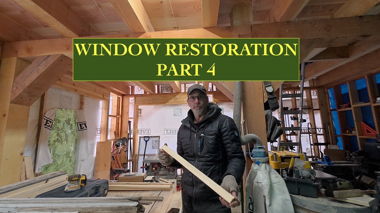 4 Window Frames Assembled + Router Trim Marathon 1.5 HR | Window Restoration Pt  4