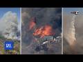 WATCH: Wildfires sweep across Southern California communities, ravage thousands of acres