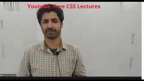 WTI CSS Political Science Sir Ali Naqvi Lec 28 Federalism JWT CSS Political Science