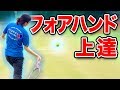 【見るだけで上達！】フォアハンドが上手くなるコツ、教えます！【テニス】