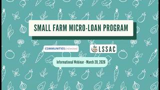 Small Farm Micro-Loan Program - Informational Webinar