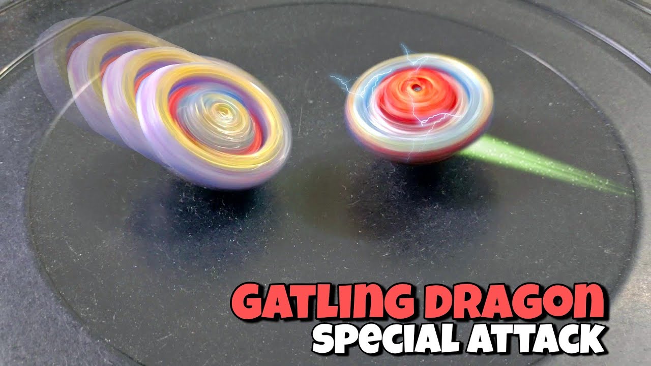 galtling dragon special attack vs zest achilles beyblade fight in real life YouTube