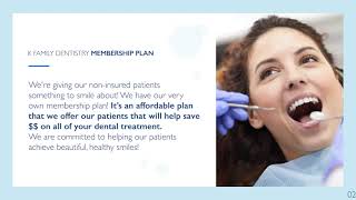 [K Family Dentistry] In-House Membership Plan | Dentist in Pflugerville TX 78660