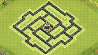 Clash Of Clans - New Th8 Dark Elixir Farming Base With Air Sweeper Speed Build