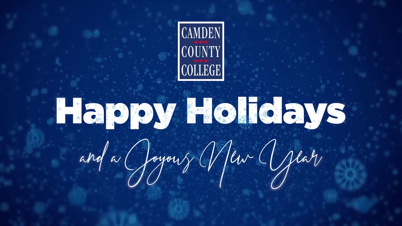 Camden County College 2019 Holiday Card Youtube
