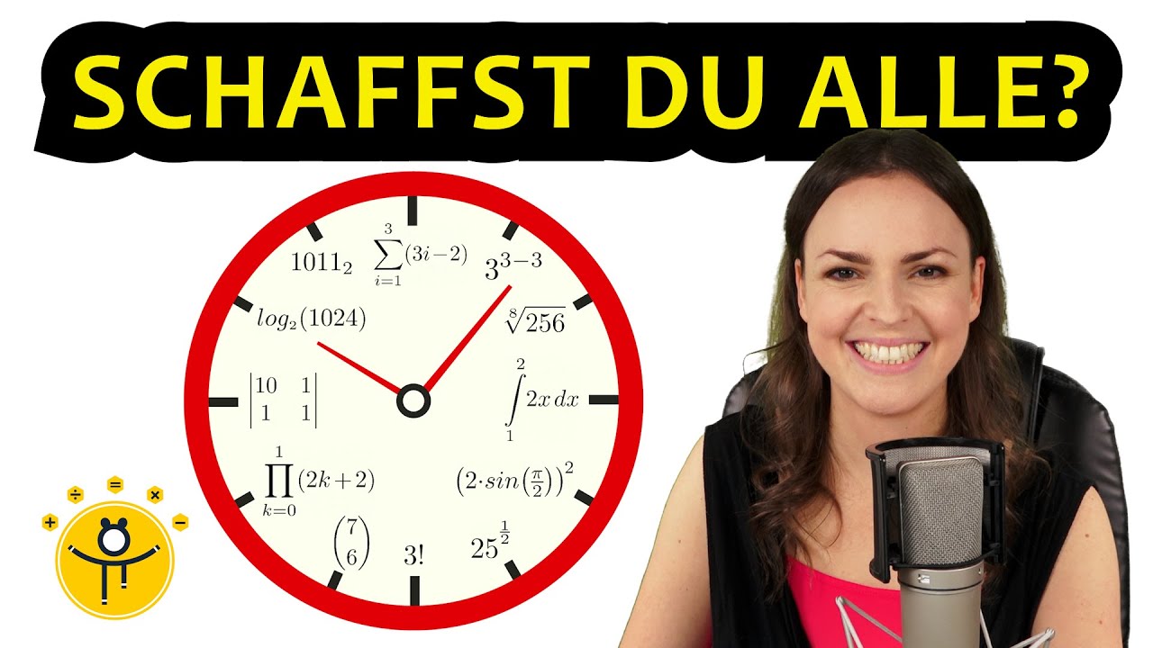 Schaffst du ALLE? – Dann bist DU ein Mathe Nerd! 🤓