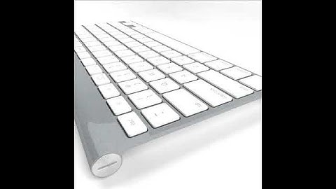 3D Model Apple Wireless Keyboard Review