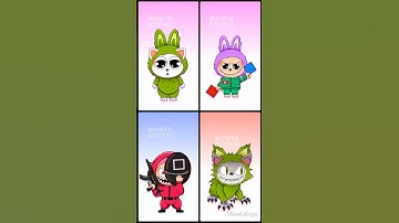 Sprunki Labubu Squid game 3 Phases #sprunki #incredibox #brainrot #cartoon #squidgame #labubu