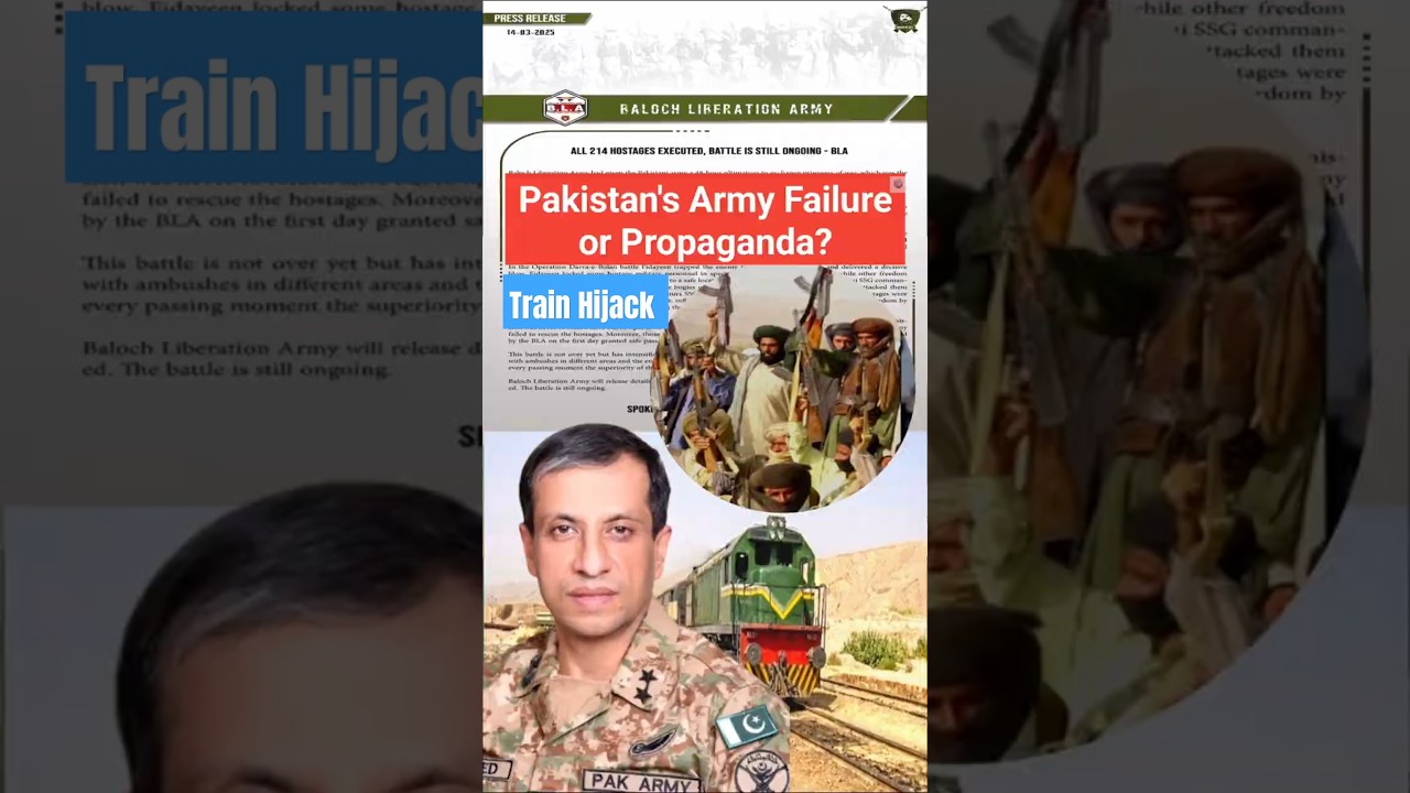 Pakistan's Army Failure or Propaganda? |Train Hijacking 