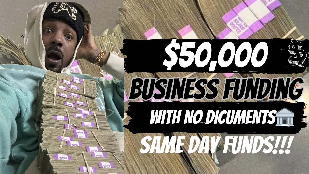 $50,000 Bad Credit (500 Minimum) New LLC No Doc Loan Easy Approval🔥