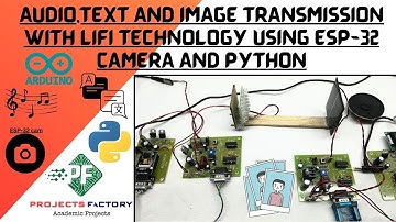 Audio Text And Image Transmission With LIFI Technology Using ESP-32 Camera And Python