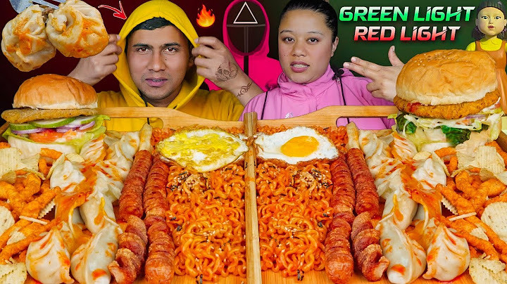 🔥 SQUID GAME Mukbang Challenge: Survive the Green Light Red Light⚡